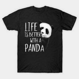 Panda Lovers Life Is Better With A Panda Bear T-Shirt